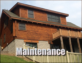  New Richmond, Ohio Log Home Maintenance