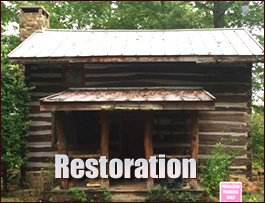 Historic Log Cabin Restoration  New Richmond, Ohio